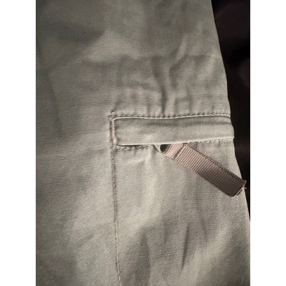 VTG Fieldstone Womens Cotton Canvas Cargo Utility Shorts Mineral Green Khaki 8 - Picture 5 of 11